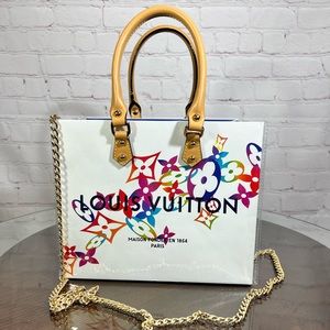 LOUIS VUITTON gift bag limited & rare wrapped in clear PVC into a crossbody bag